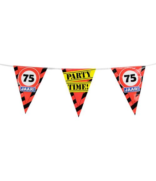 Slingers 75 jaar Verkeersbord 10m, Hobby en Vrije tijd, Feestartikelen, Nieuw, Verzenden