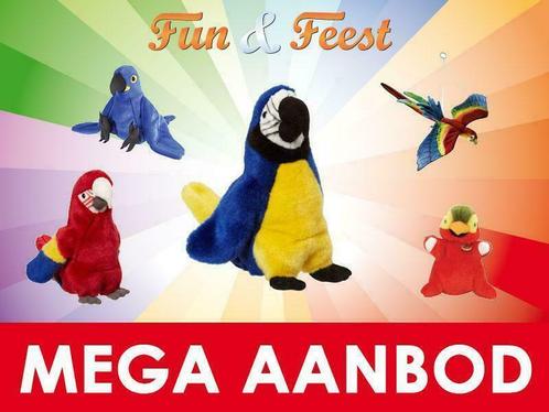 Knuffel Papegaai -Bestel nu je pluche papegaai knuffel, Kinderen en Baby's, Speelgoed | Knuffels en Pluche, Overige typen, Nieuw