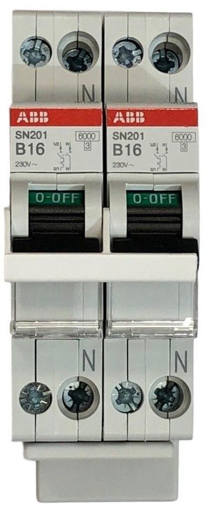 ABB fornuisgroep 2x230V, Doe-het-zelf en Verbouw, Elektra en Kabels