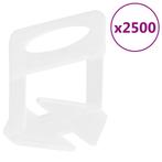 vidaXL Nivelleerklemmen voor tegels 2500 st 1,5 mm, Verzenden, Nieuw