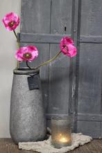 Zijden Klaproos dark pink 68 cm, Huis en Inrichting, Woonaccessoires | Kunstplanten en Kunstbloemen, Ophalen of Verzenden, Nieuw