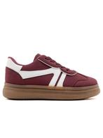 Sneakers Kelly Bordeaux 36, sneaker voor dames, Kleding | Dames, Schoenen, Verzenden, Nieuw