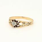 Zonder Minimumprijs - Ring - 14 karaat Geel goud Diamant, Sieraden, Tassen en Uiterlijk, Ringen, Nieuw