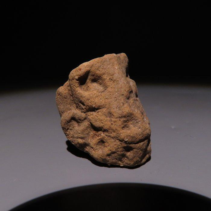 Teotihuacán, Mexico Terracotta Figuur. 100-600 na Christus., Verzamelen, Mineralen en Fossielen