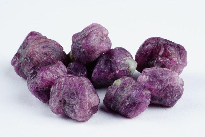 Natuurlijke robijn kostbaar alluviaal – KASHMIR - TOP - hoge, Verzamelen, Mineralen en Fossielen