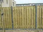 schutting nieuw! grenen houten tuinschermen / hek afzetting, Nieuw, Hout, 6 meter of meer, 1 tot 2 meter