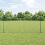 vidaXL Hekpalen 5 stuks U-Profiel Groen 120 cm Staal, Verzenden, Nieuw