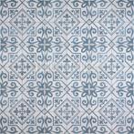 Vloertegel ayala blauw 45x45 cm  4 in 1 tegel  vintage