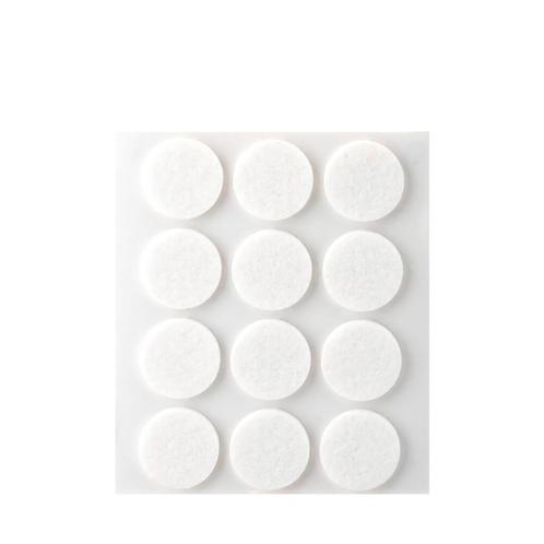 Inofix Zelfklevende Vilt Ø22mm - Rond - Wit - 12 stuks, Huis en Inrichting, Stoelen, Nieuw, Verzenden