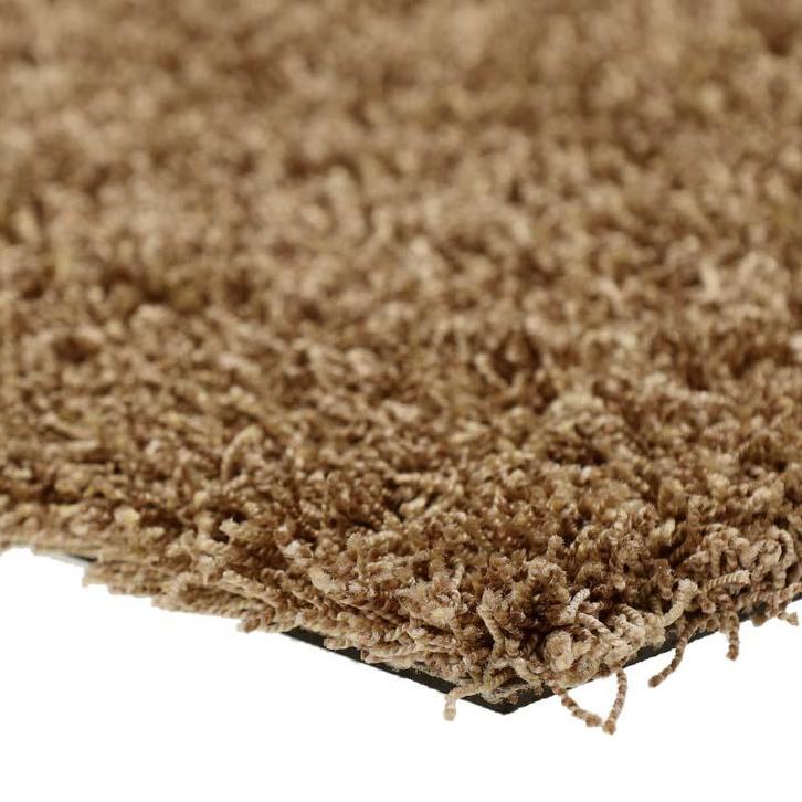 SALE!! - Tapijttegel Florence Hoogpolig Antracietbruin, Huis en Inrichting, Stoffering | Vloerbedekking, Nieuw, Ophalen of Verzenden