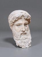 sculptuur, Zeus di Artemision (XIX secolo) - 33 cm - Gips, Antiek en Kunst