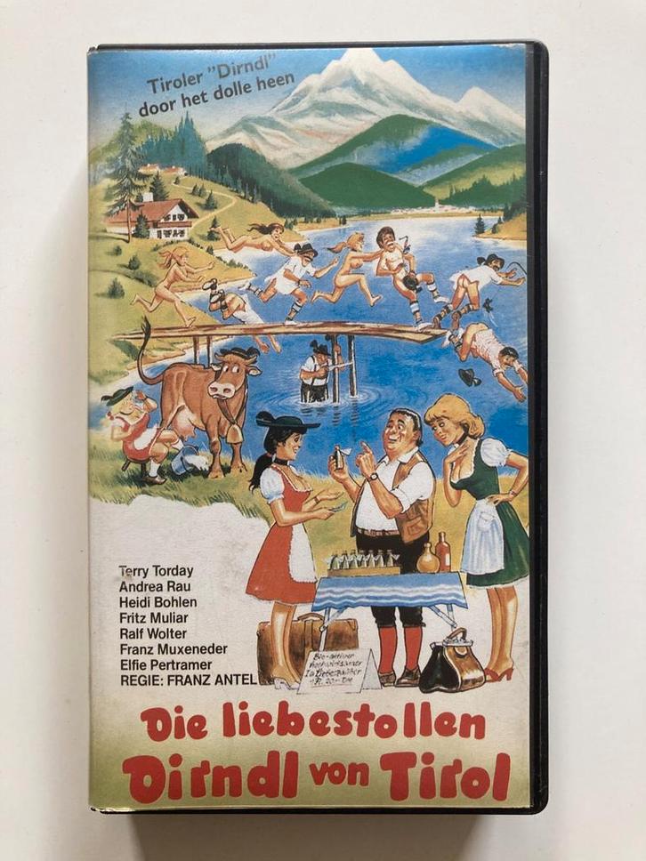 DIE LIEBESTOLLEN DIRNDL VON TIROL (VHS), Cd's en Dvd's, VHS | Film, Gebruikt, Verzenden