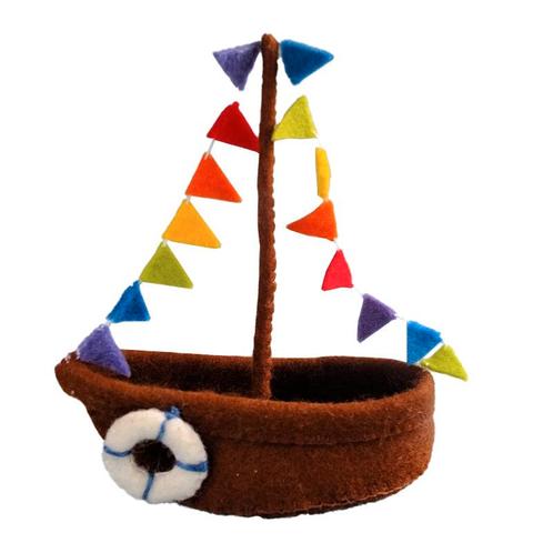 Atelier Pippilotta - DIY viltpakket - Sinterklaasbootje, Kinderen en Baby's, Speelgoed | Overig