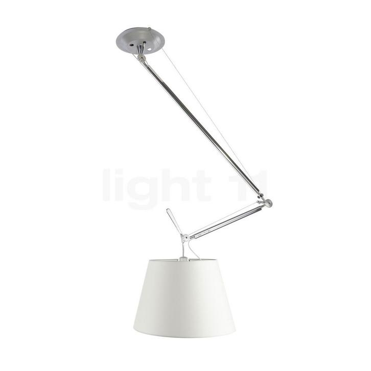 Artemide Tolomeo Sospensione Decentrata, satin - ø¸36 cm, Huis en Inrichting, Lampen | Hanglampen, Nieuw, Verzenden