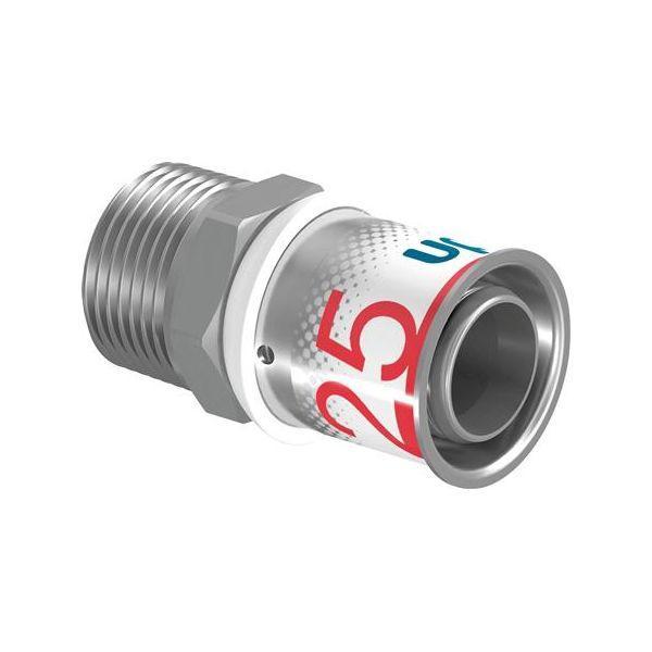 Uponor S-Press Plus perskoppeling 3/4 buitendraad x Ø25 pun, Doe-het-zelf en Verbouw, Verwarming en Radiatoren, Verzenden