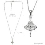Alista Ketting Ballerina met Zirkonia, Verzenden, Nieuw