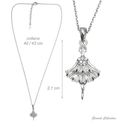 Alista Ketting Ballerina met Zirkonia, Sport en Fitness, Ballet, Verzenden