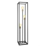 Vloerlamp staande lamp 140x30x30 cm Groningen 3xE27 zwart, Huis en Inrichting, Lampen | Vloerlampen, Verzenden, Nieuw