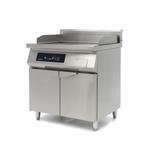 Inductie Grillplaat 700 - Glad en Gegroefd - 10000W - Dubbel, Verzenden, Nieuw in verpakking, Fornuis, Frituur en Grillen