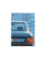 1988 MERCEDES BENZ E KLASSE DIESEL BROCHURE DUITS, Nieuw, Author