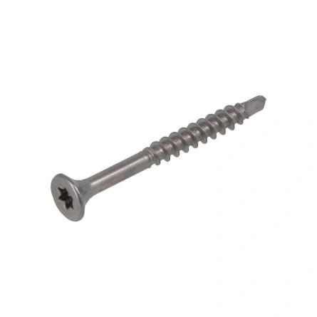 Proftec hardhoutschroef Topdrill RVS 5.0x60 (200), Doe-het-zelf en Verbouw, Overige Doe-het-zelf en Verbouw, Nieuw, Verzenden
