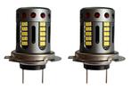 H7 koplamp set | 2x  60-SMD LED daglichtwit 6000K - 1950 Lm/, Verzenden, Nieuw