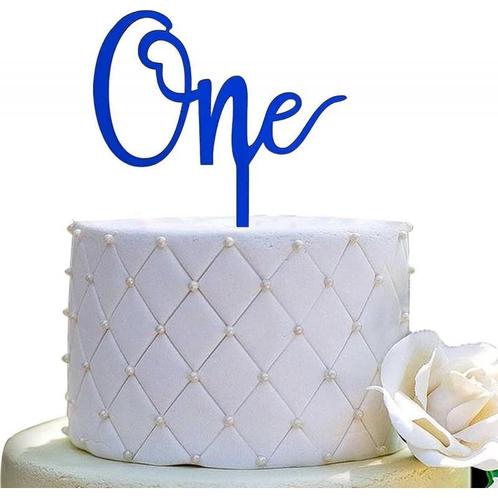 Acryl taart toppers Oh Baby en One voor 2,95!, Hobby en Vrije tijd, Taarten en Cupcakes maken, Taarten, Versiering, Nieuw, Verzenden