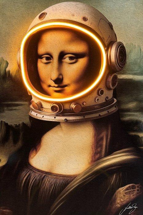 LEDMansion - Gioconda Astronaut Led Wall Art, Antiek en Kunst, Curiosa en Brocante