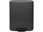 Brabantia Bo Prullenbak - 60 liter - Mineral Infinite Grey, Verzenden, Zo goed als nieuw