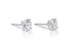 Oorbellen - 18 karaat Witgoud - 1.09ct. tw. Diamant, Nieuw