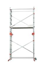 Opvouwbare rolsteiger - 158x55x332 cm - tot 150 kg - alum..., Doe-het-zelf en Verbouw, Steigers, Ophalen of Verzenden, Nieuw