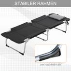 TRUUSK Campingbed Opklapbaar - Met Kussen en Ligstoel - Voor, Caravans en Kamperen, Verzenden, Nieuw