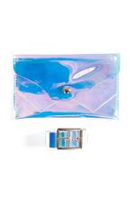 Klein Transparant Heuptasje Riem Holografisch Iridescent Heu, Ophalen of Verzenden, Nieuw, Overige kleuren, Overige typen