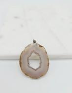 Agaat Geode Hanger met Druzy, Ophalen of Verzenden