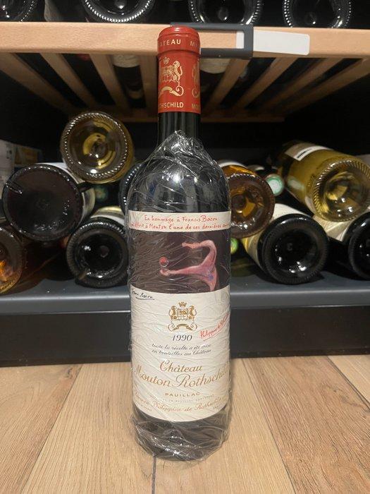 1990 Chateau Mouton rothschild - Bordeaux, Pauillac 1er, Verzamelen, Wijnen