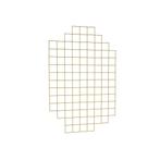 Italiaans design Wire Mesh display 1400 x 900 mm Goud - 7161, Zakelijke goederen, Kantoor en Winkelinrichting | Winkel en Inventaris