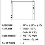 CSF 09-13 Cadillac CTS-V Radiator - 8028, Ophalen of Verzenden, Nieuw