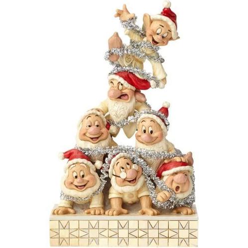 Disney Traditions – De Zeven Dwergen “Precarious Pyramid”, Verzamelen, Disney, Sneeuwwitje of Doornroosje, Nieuw, Beeldje of Figuurtje