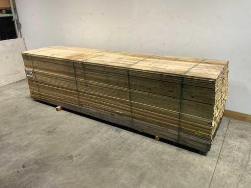 Veiling - 75x Vuren plank 390x12,5x2,2cm, Doe-het-zelf en Verbouw, Hout en Planken
