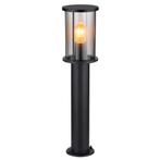 Tuinpaal - Tuinsokkel zwart | 60cm | Metaal en glas | Gracey, Staande lamp, Led, Nieuw, Ophalen of Verzenden