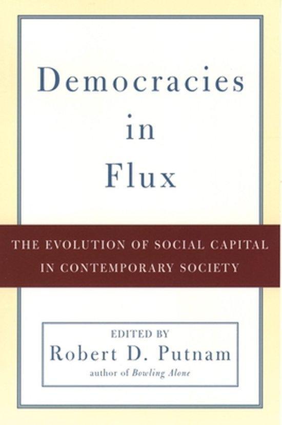 Democracies in Flux - Robert D. Putnam - 9780195171600 - Pap, Boeken, Politiek en Maatschappij, Verzenden