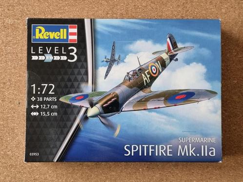 Revell 03953 Spitfire Mk. IIa 1:72, Hobby en Vrije tijd, Modelbouw | Vliegtuigen en Helikopters, Revell, Verzenden