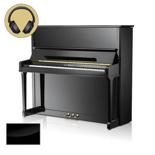 Schimmel Konzert K132 T TwinTone SP messing silent piano, Muziek en Instrumenten, Piano's