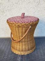 Mand - Rattan - naaikorf, Antiek en Kunst