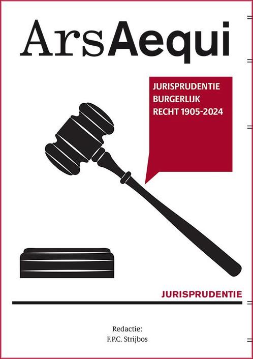 Jurisprudentie Burgerlijk recht 1905 2024 9789493333109, Boeken, Studieboeken en Cursussen, Zo goed als nieuw, Verzenden