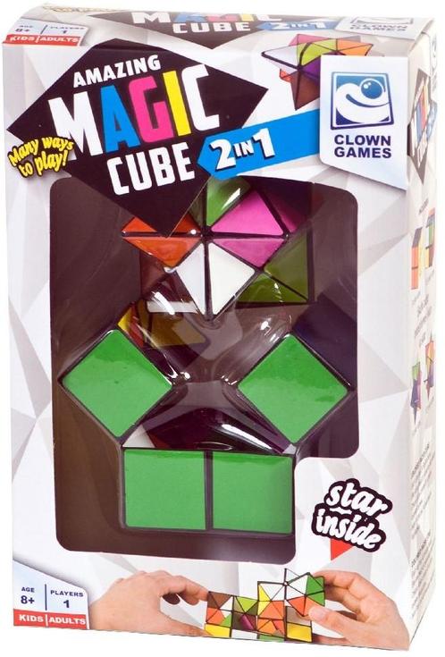 Clown Magic Cube 2-in-1 | Clown Games - Puzzels, Hobby en Vrije tijd, Denksport en Puzzels, Nieuw, Verzenden