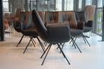 6 x Gealux Lody / Mabach eetkamerstoel draai / leer zwart, Huis en Inrichting, Stoelen, Nieuw, Vijf, Zes of meer stoelen, Ophalen of Verzenden