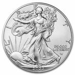 American Eagle 1 oz 2022, Zilver, Losse munt, Verzenden, Midden-Amerika