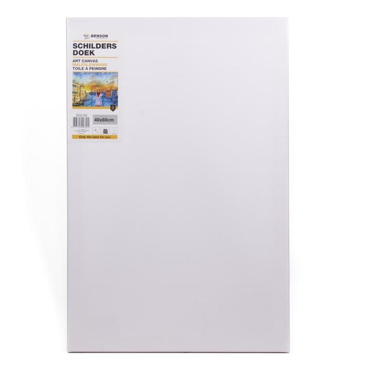 Benson Schildersdoek - 40 x 60 cm - Dubbel Gesso - Houten..., Hobby en Vrije tijd, Schilderen, Nieuw, Ophalen of Verzenden