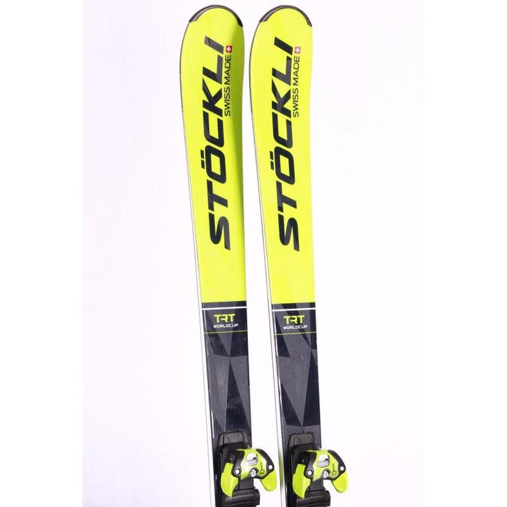168 175 182 skis STOCKLI LASER AR, black/green, grip walk,, Sport en Fitness, Skiën en Langlaufen, Gebruikt, Verzenden